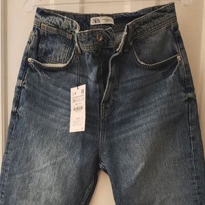 Zara SLIM CROPPED JEANS